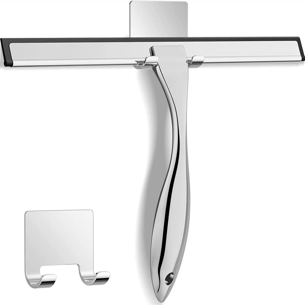 Crystal Clear Stainless Steel Shower Squeegee