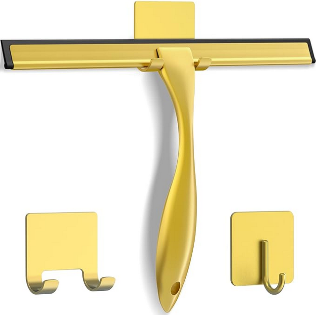 Crystal Clear Stainless Steel Shower Squeegee